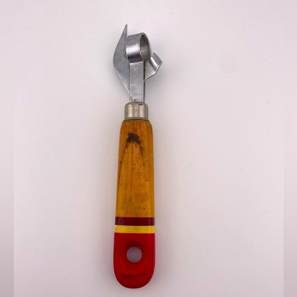 Vintage Wood and Metal Bottle Opener - Picture 2 of 5